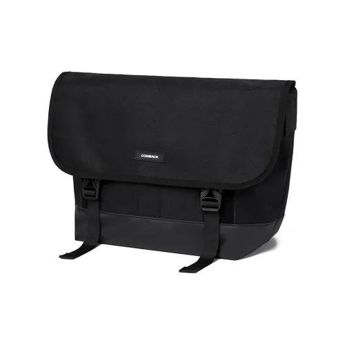 COMBACK Полиамид Студенческий Рюкзак Сумка для ноутбука Сумка через плечо Унисекс Черный