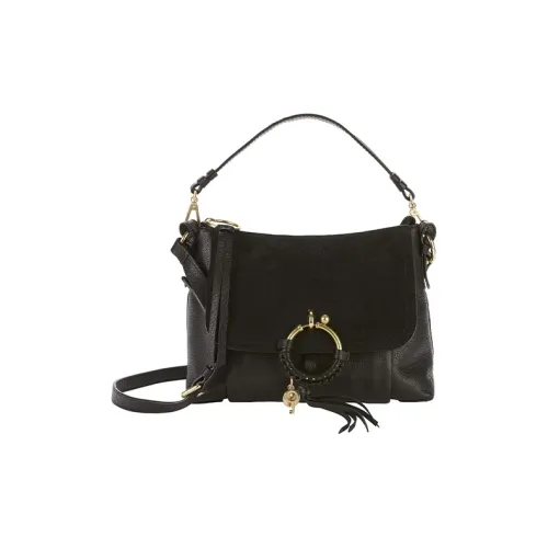 See By Chloe Сумка из коровьей кожи с клапаном сумка через плечо сумка на плечо женская черная