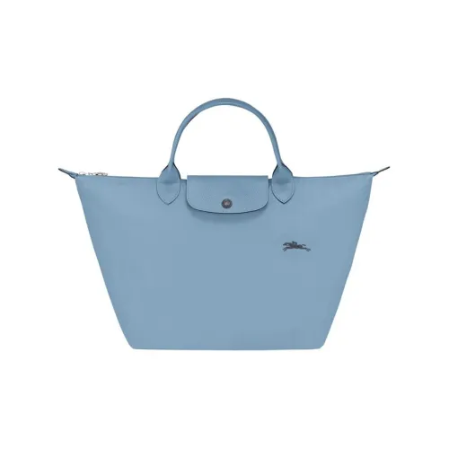 LONGCHAMP Ткань Путешественная Сумка Пельменная Сумка Большая Женская Сумка Озерный Синий