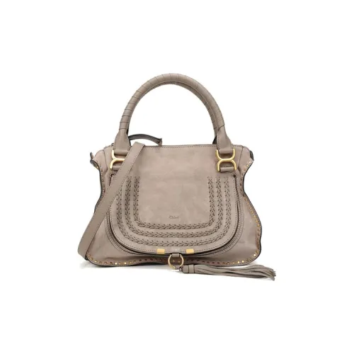 Chloe Marcie Кожа Одно Плечо Сумка Стандартная Женская Светло-Коричневая