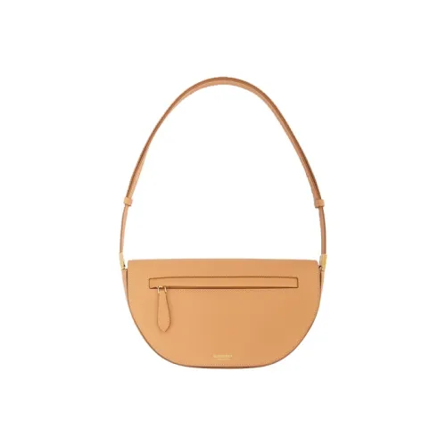 Burberry Телячья кожа Портативный Сумка через плечо Маленькая Женский Теплый Песочный