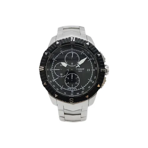 TISSOT Автоматический Механический Механизм Мужские Часы 44мм*15,78мм Черный