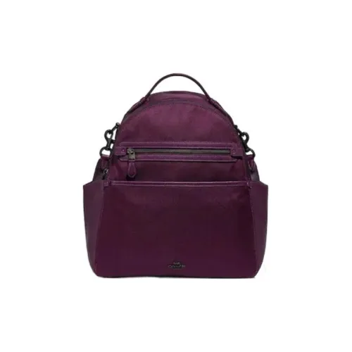 COACH Малыш Нейлон Рюкзак Большой Женские Темно-фиолетовый