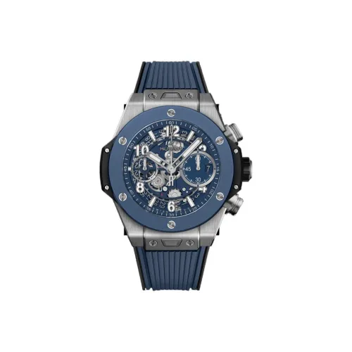HUBLOT Автоматический Механический Мужской Часы BIG BANG Soul 42 мм Синие