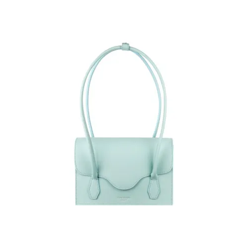 YESE STUDIO Elizabeth series Сумка из коровьей кожи плечевая сумка сумка стандартная женская светло-синий зеленый