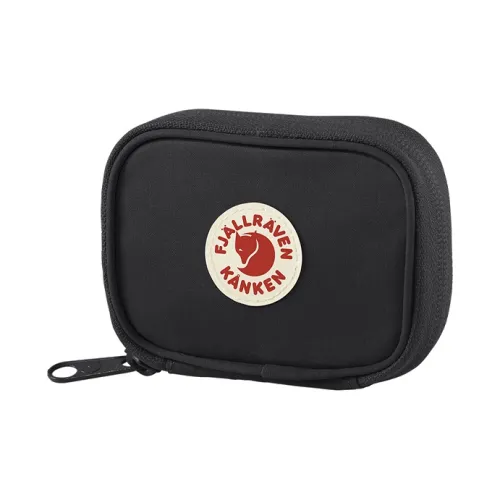Fjallraven Kanken Полиэстер Клатч Монета Кошелек с держателем для карт Мини Унисекс Черный