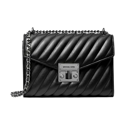 MICHAEL KORS Розовый Полиуретан Сумка через плечо Стандартная Женская Черная