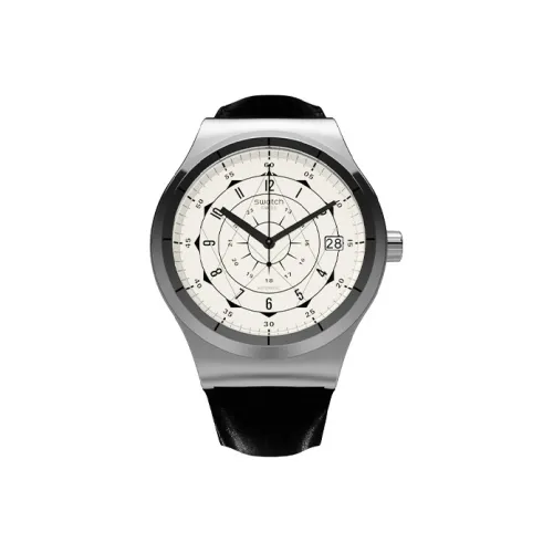 SWATCH Автоматический Механический Механизм Мужские Часы 42 мм Белый