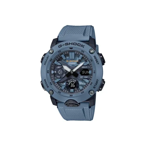 Мужские часы SHOCK, кварцевый механизм, 51,2 мм*47 мм, синий