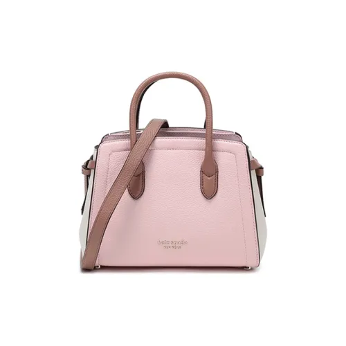 Kate Spade Knott Коровья кожа Сумка через плечо Сумка Мини Женская Розовая Белая