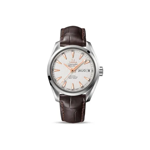 OMEGA Автоматический Механический Часы Мужские AQUA TERRA 150 метров, 38,5 мм, Белый