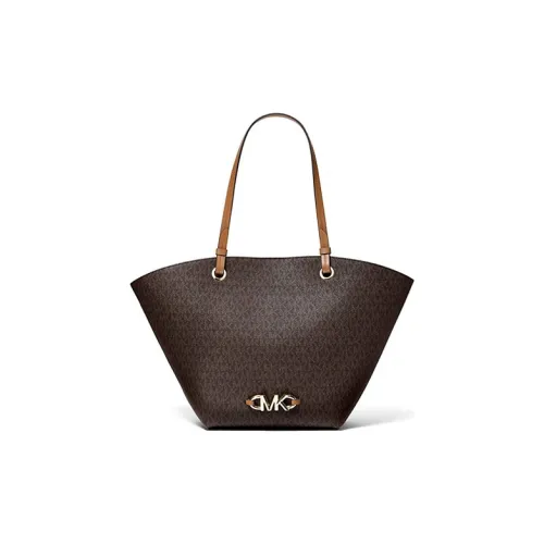 MICHAEL KORS MICHAEL KORS Handbag Collection Izzy Покрытый холст Сумка Средний Женский Коричневый