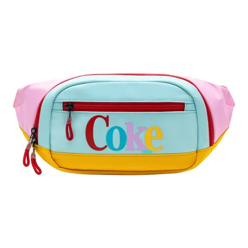 Coca Cola Нейлоновая сумка через плечо с одним плечевым ремнем сумка через плечо сумка на пояс стандартная унисекс разноцветная