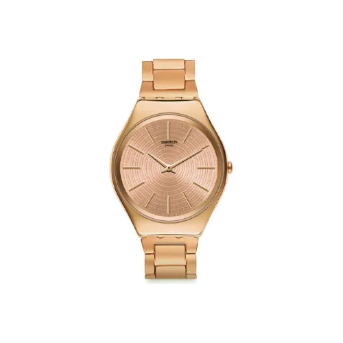 SWATCH Metal Extra Thin PVD Electroplated Dazzling Color Collection Кварцевый механизм Унисекс Часы 38 мм