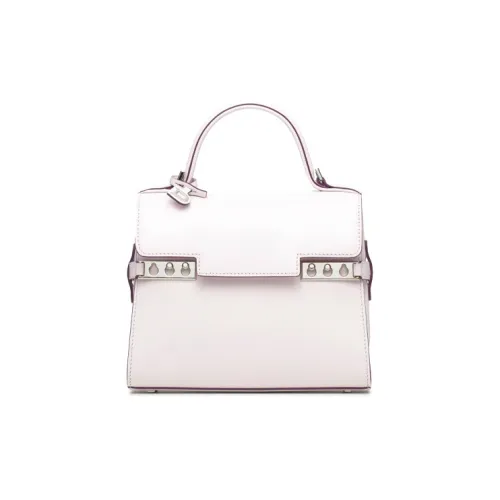 Delvau Tempête Телячья кожа Сумка Сумка через плечо Сумка через плечо Маленькая Женская Розовая