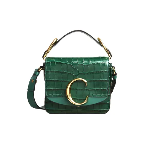 Chloe Chloé сумки Телячья кожа Сумка Мини Женская Зеленая