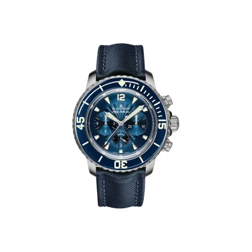 BLANCPAIN Автоматический Механический Часы Мужские FIFTY FATHOMS Синий