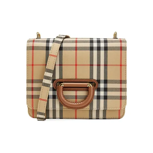 Burberry Canvas Сумка через плечо Стандартная Женская Кофейного цвета