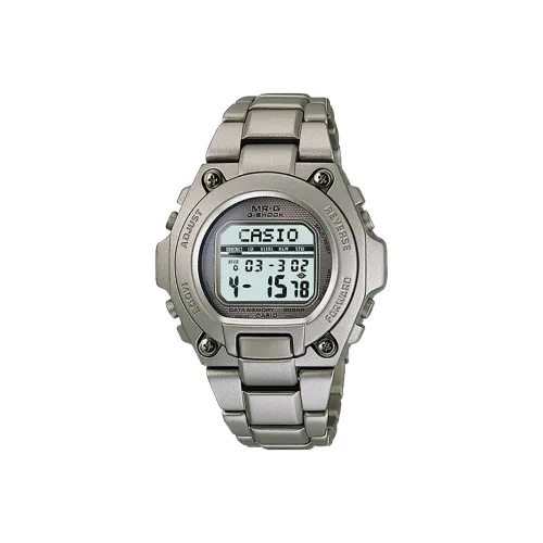 CASIO MR G Series Электронные Механические Часы Мужские Серебристый Циферблат