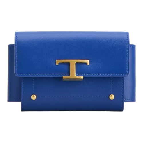 TOD'S Кожа Ручная Сумка на плечо Мини Женская Синяя