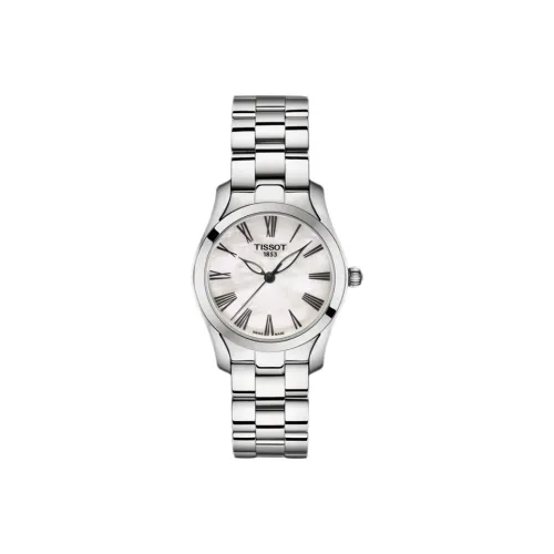 TISSOT Sea Wave Series Sea Wave Series Кварцевый механизм Женские часы Watch 30MM Белый циферблат