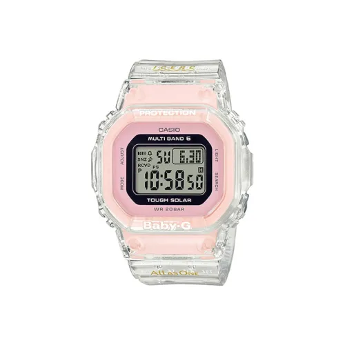 CASIO Baby G Love The Sea and The Earth Theme Collection Кварцевый механизм Смольный ремешок Часы Женские Серый циферблат