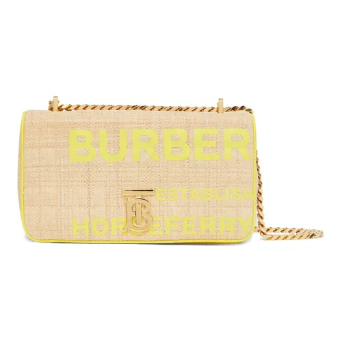 Burberry HorseferryLola Lola Bag Рафия Волокно Сумка через плечо Сумка через плечо Маленькая Женская