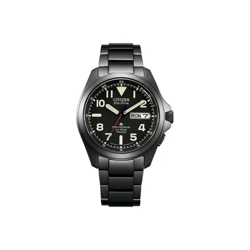 CITIZEN Promaster Collection Eco Drive Collection Солнечный Кварцевый Механизм Часы Унисекс Черный Циферблат