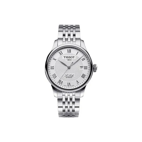 Tissot Le Locle Collection Автоматический Механический Механизм Мужские Часы Циферблат 39,3 мм Серебристый Корпус из Нержавеющей Стали