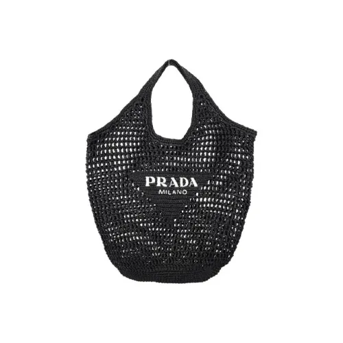 PRADA Нейлоновая ткань Сумка Тоут Сумка Сумка для покупок Стандартная Унисекс Черная