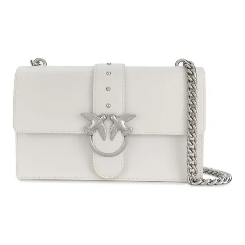 PINKO Натуральная кожа GRAIN LEATHER Сумка через плечо Сумка на плечо Женская Белая