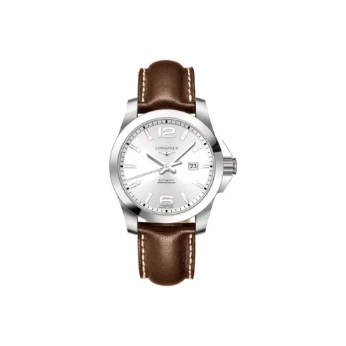 LONGINES Автоматический Механический Механизм Мужские Часы Comcast Collection 43 мм Белые