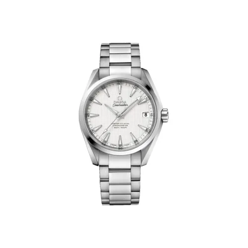 OMEGA Автоматический Механический Часы Мужские AQUA TERRA 150 метров, 38,5 мм, Белый