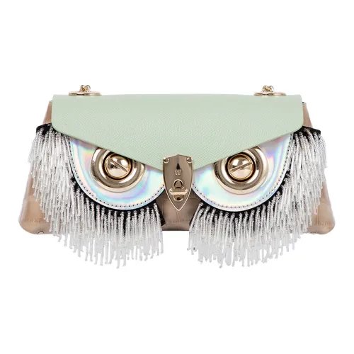 WANACCESSORY Сумка через плечо из коровьей кожи женская зеленая