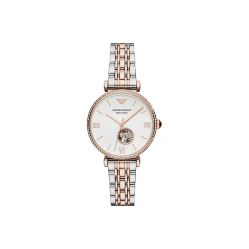 EMPORIO ARMANI Механический Movement Женские Часы Gypsophila Collection 34mm*7mm Золотые