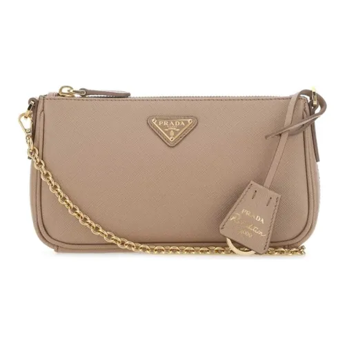 PRADA RE Edition Кожа Плечевая сумка Унисекс Хаки