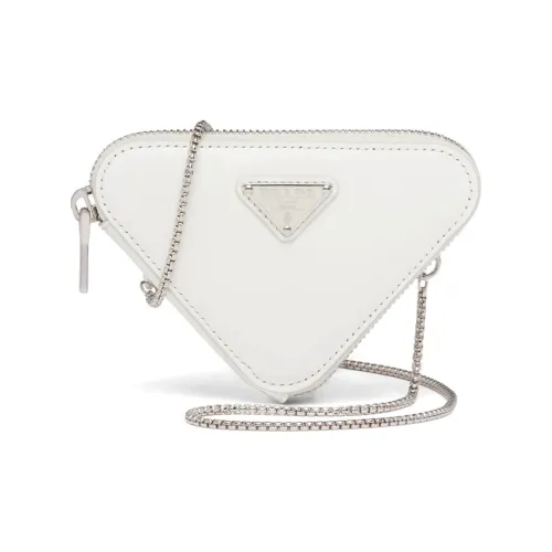 PRADA Кожа Через плечо Клатч Мини Женская Белая