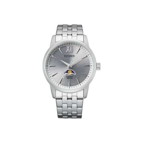 CITIZEN Кварцевый механизм нержавеющая сталь ремешок часы 42 мм мужские серебристый циферблат модель AK5000 54A