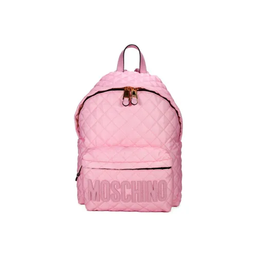MOSCHINO Нейлоновый рюкзак для женщин розовый