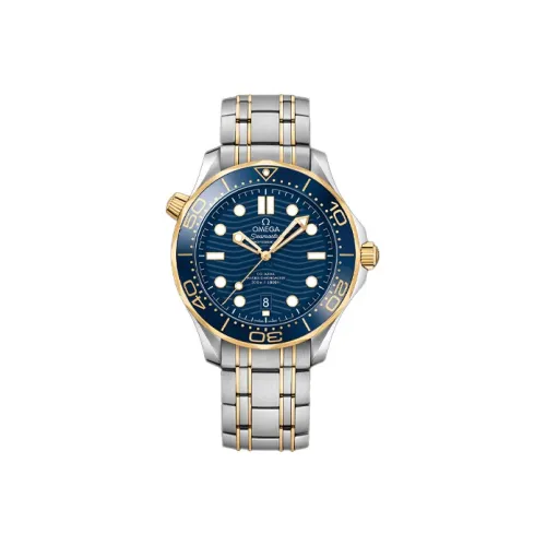 OMEGA Автоматический Механический Часы Мужские Seahorse Series 300m Diving Watch 42 мм Синий