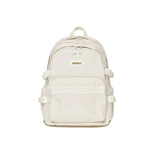 NERDY Ткань Дорожная Сумка Рюкзак Стандартный Унисекс Кремовый