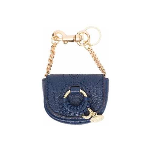 See By Chloe Сумка через плечо из кожи женская синяя