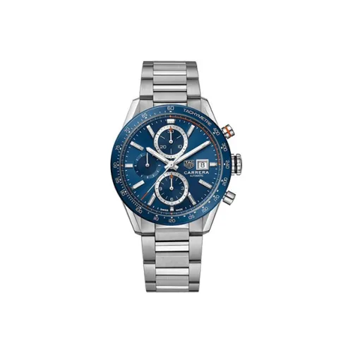 TAG Heuer Carrera Collection Автоматический Механический Механизм Мужские Часы Синий Циферблат