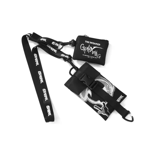 GENANX Полиэстер Комбо Сумка Картхолдер Стандартный Унисекс Черный Белый