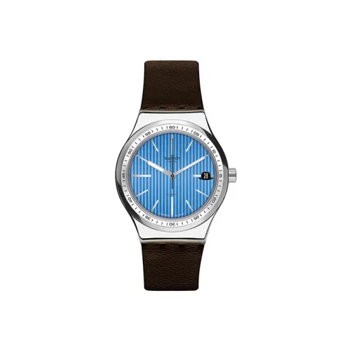 SWATCH Автоматический Механический Механизм Мужские Часы 42 мм Синий