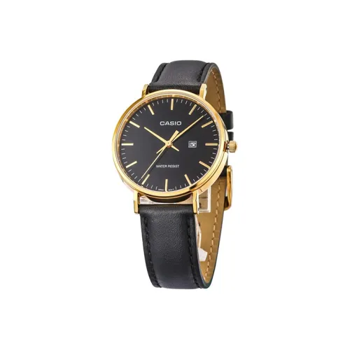 CASIO DRESS Collection Кварцевый механизм Часы Женские Черный циферблат LTH 1060GL 1APF