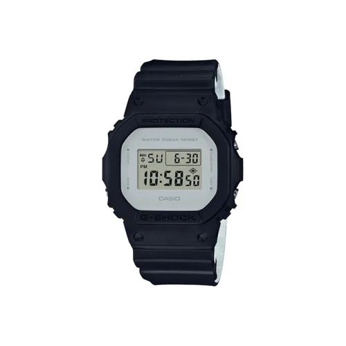 CASIO G SHOCK Collection Кварцевый механизм Смола Ремешок Часы Мужские Белый Циферблат DW 5600LCU 1
