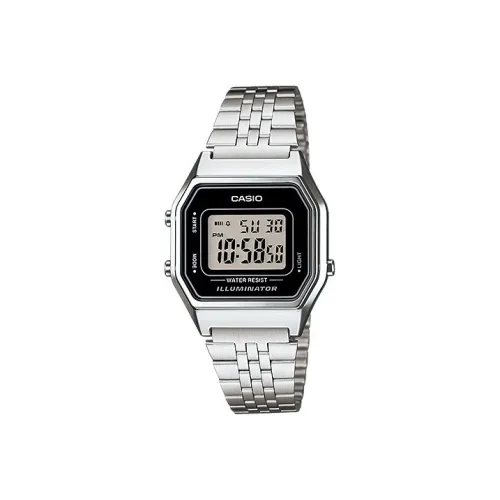 CASIO YOUTH Collection Металл Small Block Кварцевый механизм Нержавеющая сталь Ремешок Часы Унисекс Черный циферблат