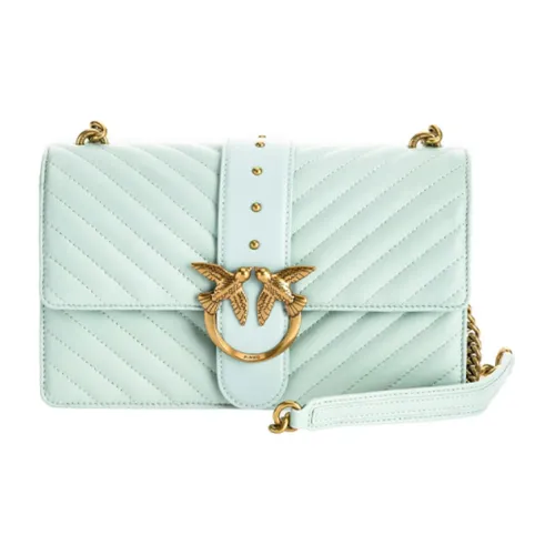 PINKO Кожа Сумка через плечо Женская Мятно-зеленая