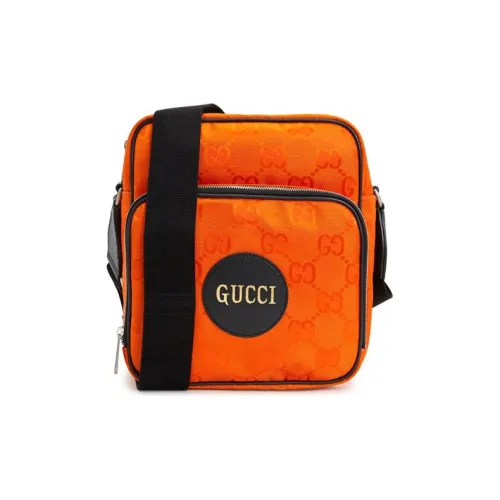 GUCCI Нейлоновая сумка через плечо унисекс оранжевая черная